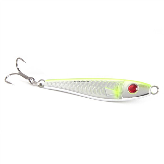 Picture of Clarkspoon Chrome Jig 1 1/2 Oz. - Chrome/Chartreuse