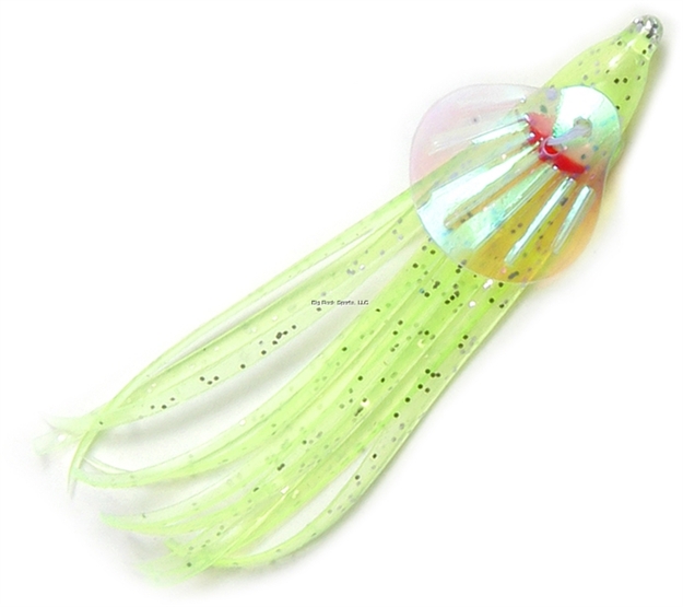 Picture of Clarkspoon Halo Squid 2.5" - 4 Pack - Chartreuse Silver Flake