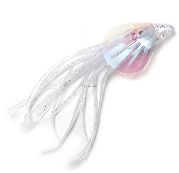 Picture of Clarkspoon Halo Squid 2.5" - 4 Pack - Clear Silver Flake