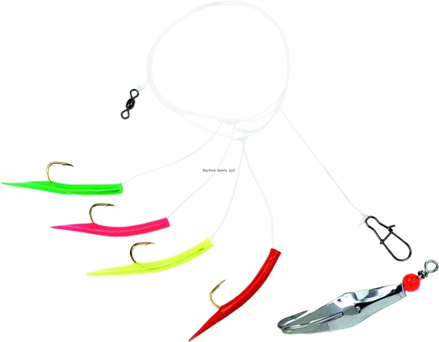 Picture of Clarkspoon Mackerel Tree Rig W/#0 Silver Clarkspoon, 2/0 Hook, 2.5" Blade,