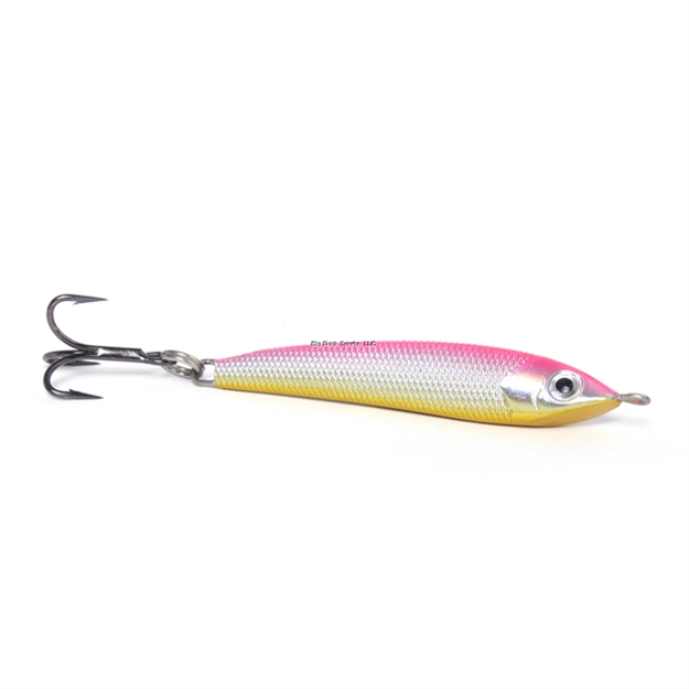 Picture of Clarkspoon Minnow Jig, 1.5Oz, Pink/Silver/Chartreuse