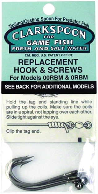 Picture of Clarkspoon Replacement Hooks & Screws For #00 And #0 Clarkspoons