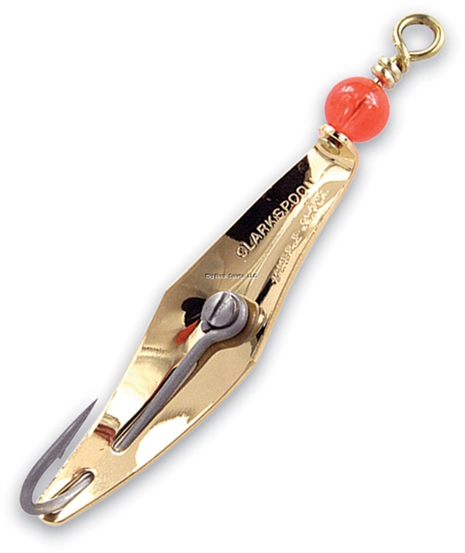 Picture of Clarkspoon Size 0 Gold Plated Clarkspoon, 2/0 Hook, 2.5" Blade,