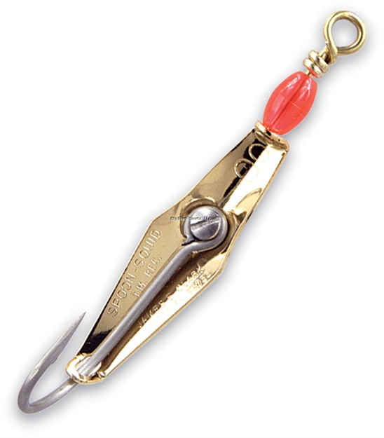 Picture of Clarkspoon Size 00 Gold Plated Clarkspoon, 2/0 Hook, 2" Blade,