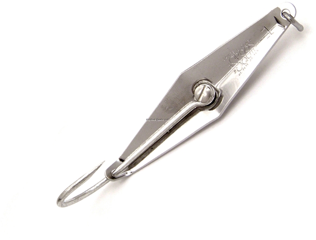 Picture of Clarkspoon Size 1 Spoon Squid, 5/0 Hook, 3" Blade, - Chrome