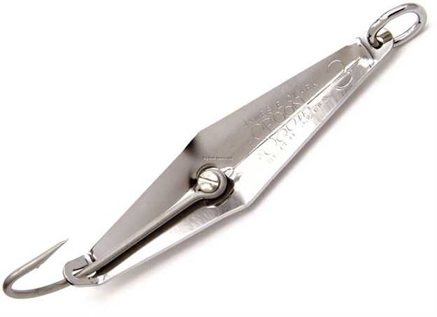 Picture of Clarkspoon Size 3 Spoon Squid, 6/0 Hook, 4" Blade, - Chrome