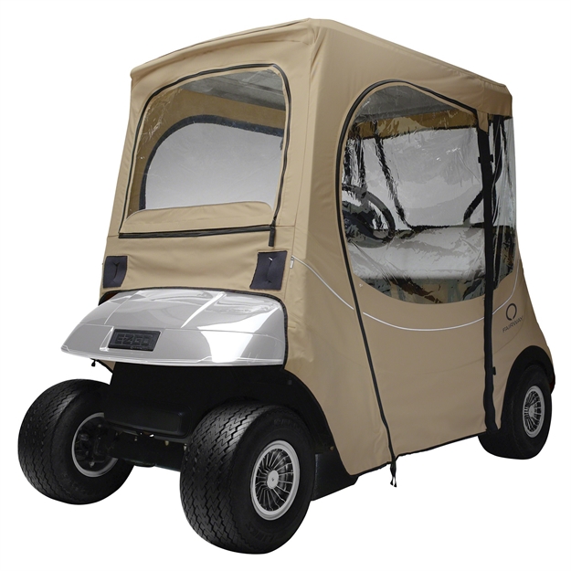 Picture of Classic Fairway Golf Cart Fadesafe E-Z-Go Enclosure - Khaki