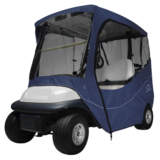 Picture of Classic Fairway Travel Golf Cart Short Roof Enclosure - Navy
