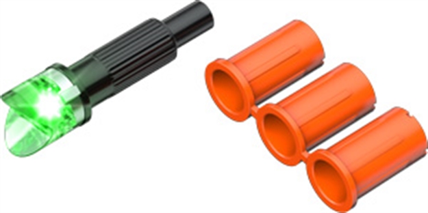 Picture of Clean-Shot Lighted Nock X-Bow Half Moon Green Universal 3Pk