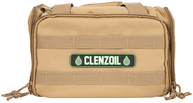 Picture of  Clenzoil 2366 Universal Gun Care Range Bag Multi-Caliber/Multi-Gauge/Universal 30 Pieces Tan 893791002366