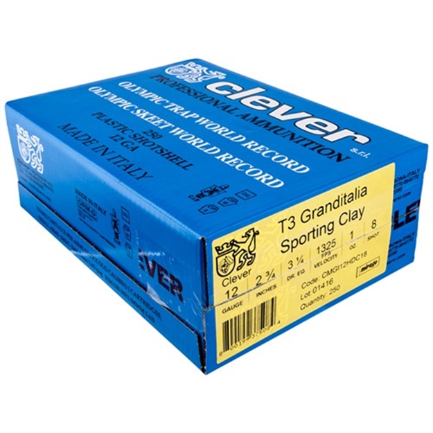 Picture of Clever Mirage Grand Italia T3 12Ga 3 1/4Dr 1Oz  #8 250/Cs