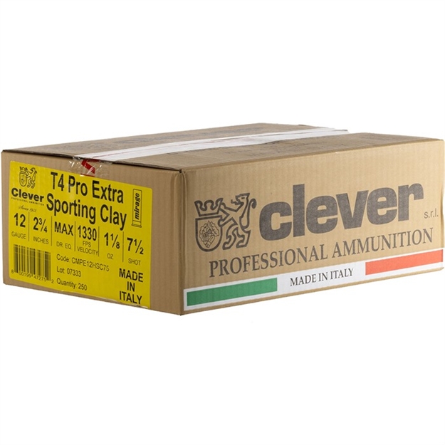 Picture of Mirage Pro Extra T4 12 Gauge 2-3/4'' #7.5 Shot Shotgun Ammo E12HSC75 800199472752