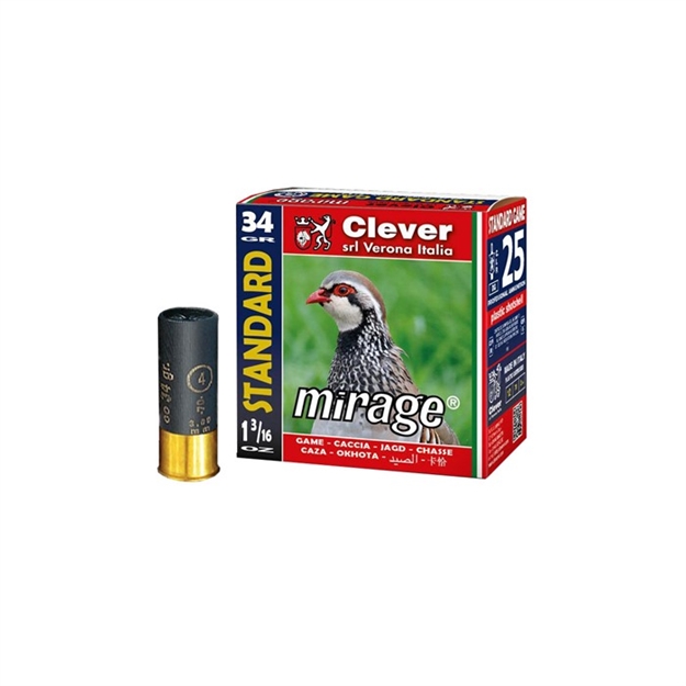 Picture of Clever Mirage T2 Standard Game 12Ga 1-1/5 OZ #8 1250 Fps