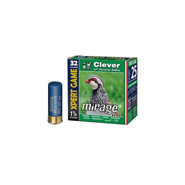 Picture of Clever Mirage T2 Xpert Game 12Ga 1-1/8 OZ #7.5 1250 Fps
