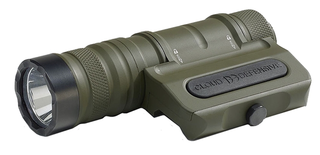 Picture of Cloud Defensive Llc Owl9odg Owl  White Led 1250 Lumens Cr18650 30Q (2) Battery OD Green Anodized