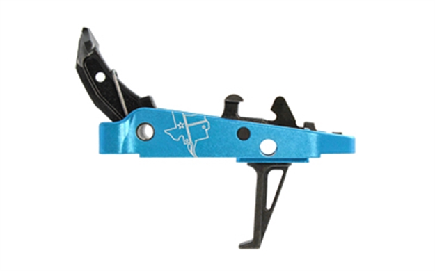 Picture of  Cmc Triggers 47503 Drop-In Trigger Group 2.0 Single-Stage Flat With 3.50 Lbs Draw Weight Black W/ Blue Housing