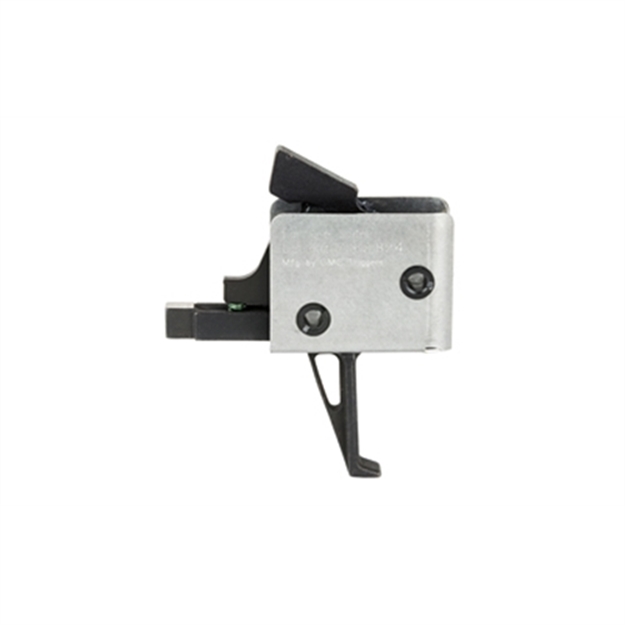 Picture of  Cmc Triggers 95503 Drop-In Pcc Black/Silver Flat Trigger Single-Stage 3-3.50 Lbs Draw Weight