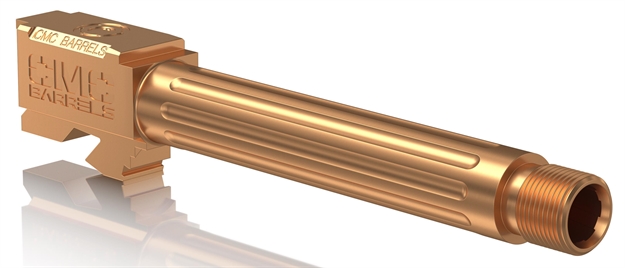 Picture of  Cmc Triggers 75513 Match Precision  Compatible W/Glock 17 Gen3-4 9Mm Luger 4.48" Bronze Dlc Stainless Steel Fluted/Match Grade/Threaded Barrel