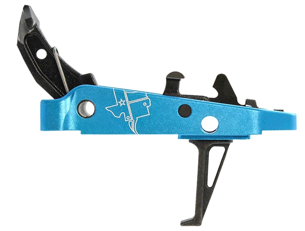 Picture of  Cmc Triggers 47403 Drop-In Trigger Group 2.0 Single-Stage Flat With 2.50 Lbs Draw Weight Black W/ Blue Housing
