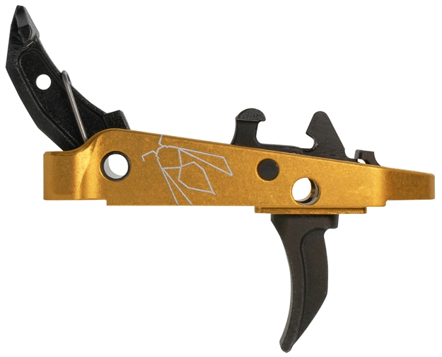 Picture of  Cmc Triggers 47507 Drop-In Yella Jacket Combat Trigger Group 2.0 Single-Stage Curve With 3.50 Lbs Draw Weight, Black W/ Yellow Housing 850040016406