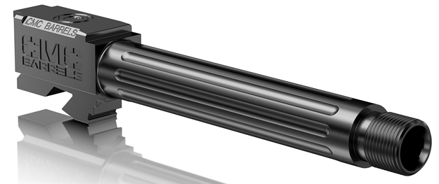 Picture of  Cmc Triggers 75511 Match Precision  Compatible W/Glock 17 Gen3-4 9Mm Luger 4.48" Black Dlc Stainless Steel Fluted/Match Grade/Threaded Barrel 859464006352