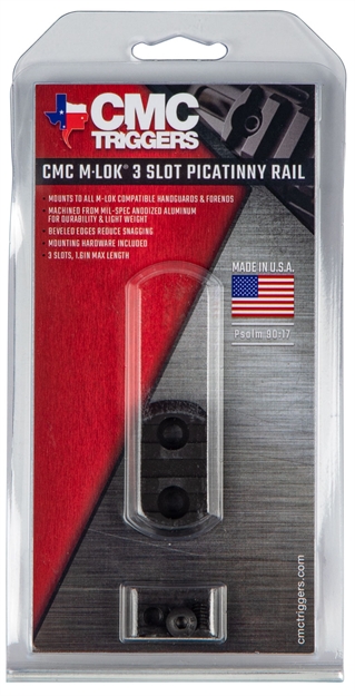 Picture of Cmc Triggers Cmc M-Lok 3 Slot Picatinny Rail 81721