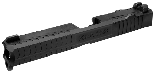 Picture of Cmc Triggers Sld173grmr Kragos  Compatible W/Glock 17 Gen3 Rmr Cut Black Dlc Stainless Steel SLD-17-3G-RMR