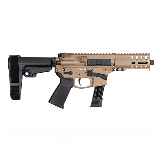 Picture of Cmmg  92A17da-Fde Banshee 300 Mk17 9Mm Luger 5" 21+1 Flat Dark Earth Cerakote Receiver  6 Position Ripbrace Stock Black Magpul Moe Grip