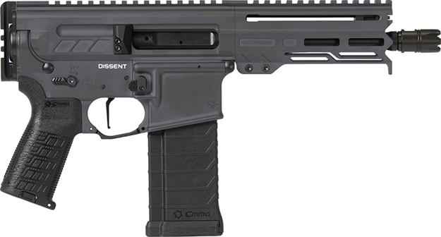 Picture of Cmmg Commercial Marketin Cmmg Dissent Mk4 5.7X28 6.5" Sgrey 30Rd 54AA847-SG