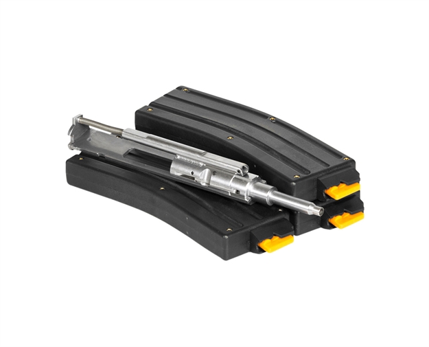 Picture of  Cmmg 22Ba6ae Bravo  Compatible W/ 5.56/ .223 AR Platform Rifles 22 LR 10Rd Includes 3 Magazines