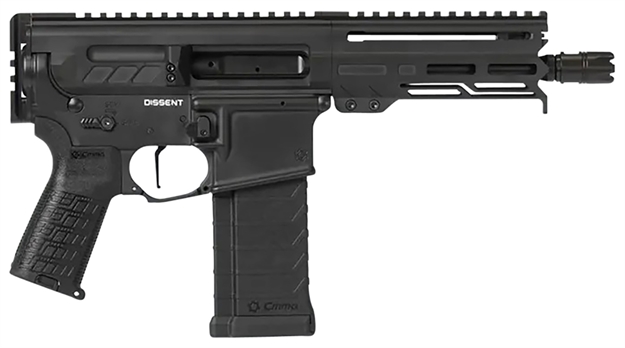 Picture of Cmmg 54Aa847ab Dissent  5.7X28mm 32+1 6.50", Black Cerakote Rec, Oem Grip, Picatinny Buffer Adapter, Zeroed Drop-In Single Stage Trigger 54AA847-AB