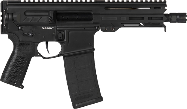 Picture of Cmmg 55A938fab Dissent  5.56X45mm Nato 30+1 6.50", Black Cerakote Rec, Oem Grip, Picatinny Buffer Adapter, Zeroed Drop-In Single Stage Trigger 55A938F-AB