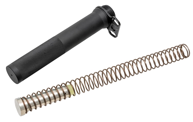 Picture of  Cmmg 55Ca65a Receiver Extension Kit  Black Buffer Tube, Carbine Buffer, Ambi Sling Mount End Plate, Fits Ar-15 Pistol 815835017099