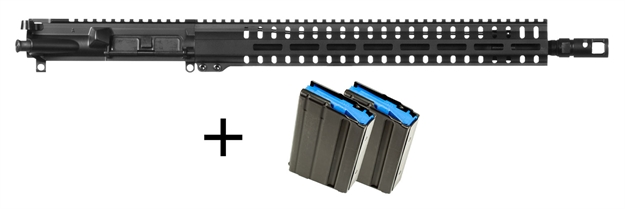 Picture of Cmmg 60F10b5 Resolute 200 Mk4 Upper Group 6Mm Arc 16.10" Black Nitride 416R Stainless Steel With 2 10Rd Magazines