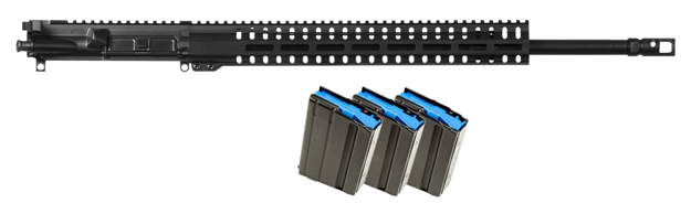 Picture of Cmmg 60F869d Endeavor 300 Mk4 Upper Group Kit 6Mm Arc 20" Black Nitride 416R Stainless Steel With 3 10Rd Magazines