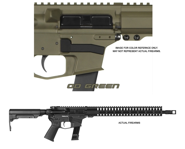 Picture of Cmmg 92A17da-Od Banshee 300 Mk17 9Mm Luger 5" 21+1 OD Green Cerakote Receiver Cmmg 6 Position Ripbrace Stock