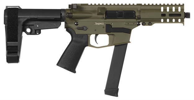 Picture of Cmmg Banshee 300 Mkgs 9Mm AR Pistol With OD Green Cerakote Finish #99A172f-Od