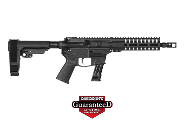 Picture of Cmmg  92A51aa Banshee 200 Mk17 9Mm Luger 8" 21+1 Black Hard Coat Anodized Receiver  6 Position Ripbrace Stock
