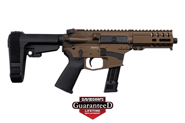 Picture of Cmmg  92A17da-Mb Banshee 300 Mk17 9Mm Luger 5" 21+1 Midnight Bronze Cerakote Receiver  6 Position Ripbrace Stock