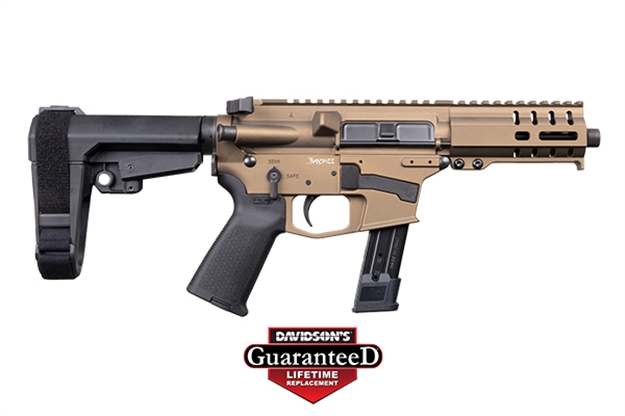 Picture of Cmmg  92A17da-Bb Banshee 300 Mk17 9Mm Luger 5" 21+1 Burnt Bronze Cerakote Receiver  6 Position Ripbrace Stock