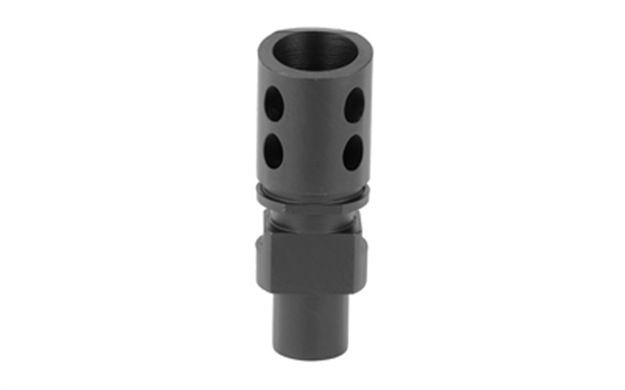Picture of  Cmmg 57Da5be Flash Hider  Black Steel With M12x1 LH Threads For 5.7X28mm FN Ps90