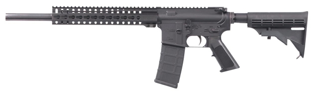 Picture of Cmmg 55Aacf1 Mk4 B16 Semi-Automatic 223 Remington/5.56 Nato 16" 30+1 6-Position Black Stk Black Nitride