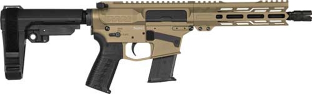 Picture of Cmmg Pistol Banshee Mk57 5.7X 28Mm 8" 20Rd Ripbrace Tan