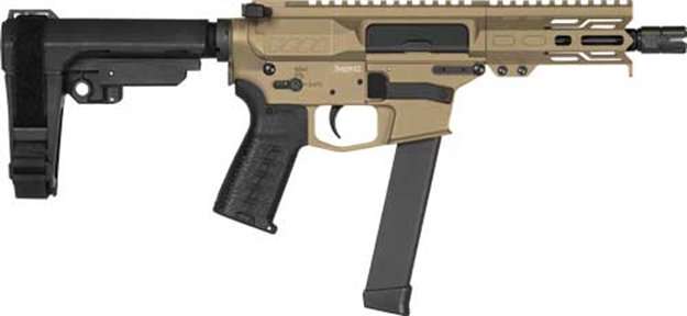 Picture of Cmmg Pistol Banshee Mkgs 9Mm 5" 33Rd Ripbrace Coyote Tan