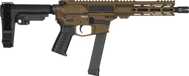 Picture of Cmmg Pistol Banshee Mkgs 9Mm 8" 33Rd Ripbrace Mid. Bronze