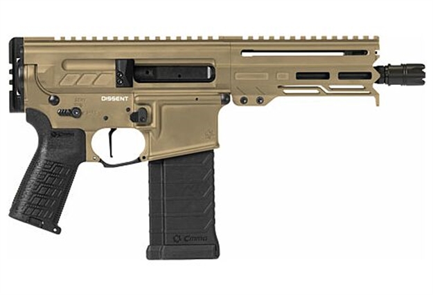 Picture of Cmmg Pistol Dissent Mk4 5.7X28 MM 6.5" 32Rd Coyote Tan 54AA847-CT 810097507920