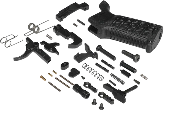 Picture of Cmmg S5ca642 Zeroed Lower Parts Kit Black Grip, Ambi Safety & Mag Catch, Mil-Spec Trigger, Fits Ar-Platform/Mk4 55CA642 810097502307