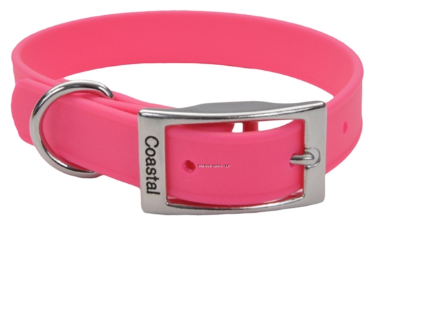 Picture of Coastal Waterproof Dog Collar 3/4"X17" Pink