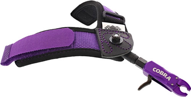 Picture of Cobra Archery Archery Release Bravo JR Dual Jaw Loop Lock Grape