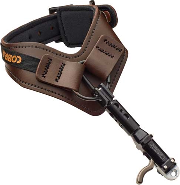 Picture of Cobra Archery Archery Release Premier Dual Jaw Triple Conn Brn Leat!